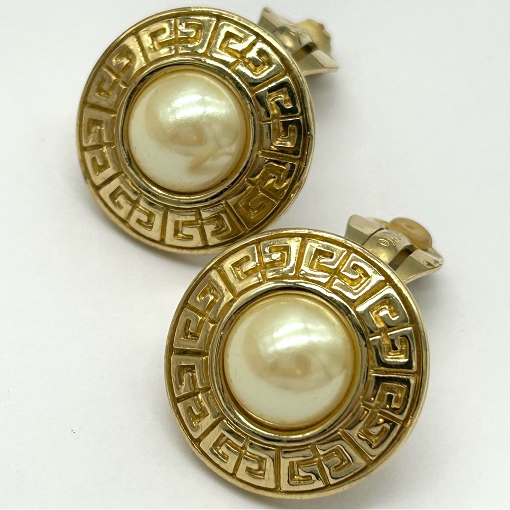 Givenchy Vintage Pearl Earrings
